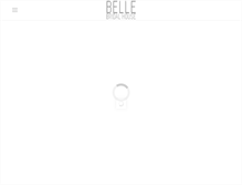 Tablet Screenshot of bellebridalhouse.com